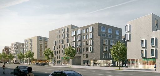 Quartiersentwicklung Hamburg-Harburg, Siegerentwurf SHE
Architekten Werkstattverfahren (REVITALIS/ SHE Architekten)
