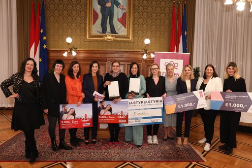 Gruppenfoto der Preisverleihung