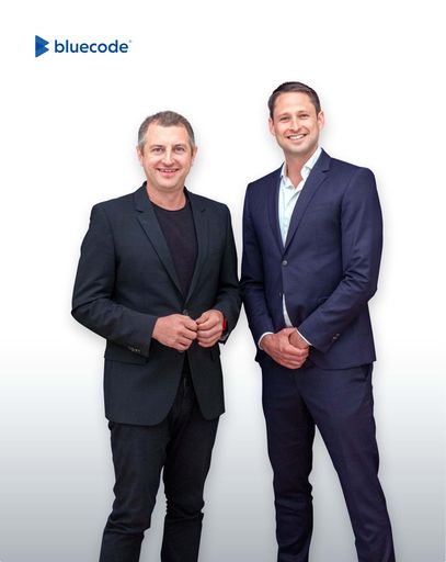  Bluecode auf Wachstumskurs: Ex-TWINT-Vizechef Anton
Stadelmann (re.) wird CEO von Bluecode. (c) Blue Code International
AG