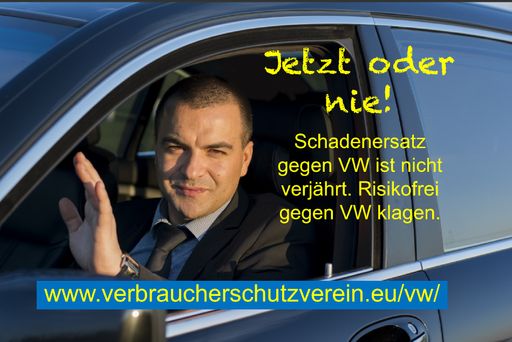 Autofahrer sagt, er nimmt an Sammelaktion gegen VW
teil