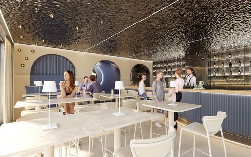 Vorschau Bild von Stilvoll elegant in einem Meer aus maritimem Blau-
und zeitlosen Beigetönen – ein Ambiente, das einen zur Ruhe kommen
lässt, aber auch eines, das Lust macht besondere Feierlichkeiten
auszurichten. Die Bar im JILLY_BEACH erstrahlt ab Mai 2022 in neuem
Glanz!