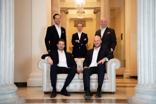 V.l.n.r. Mathias Braun, Peter Jagenbrein, Florian
Ollmann, Helmut Kogler, Florian Koschat