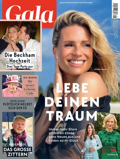 Cover GALA 16/2022 (EVT: 13. April 2022) / Weiterer Text über ots
und www.presseportal.de/nr/6106 / Die Verwendung dieses Bildes ist
für redaktionelle Zwecke unter Beachtung ggf. genannter
Nutzungsbedingungen honorarfrei. Veröffentlichung bitte mit
Bildrechte-Hinweis.