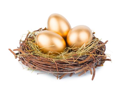 Vorschau Bild von Ostern feiern mit goldenen Ostereiern