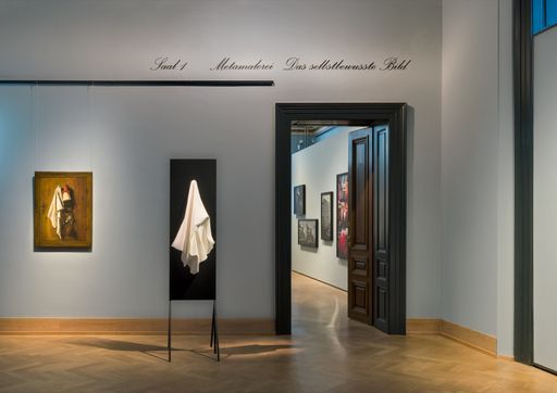  Das entwendete Meisterwerk. Bilder als
Zeitmaschinen. Exhibition view, Gemäldegalerie, Akademie der
bildenden Künste Wien, 08.04.30.10.2022