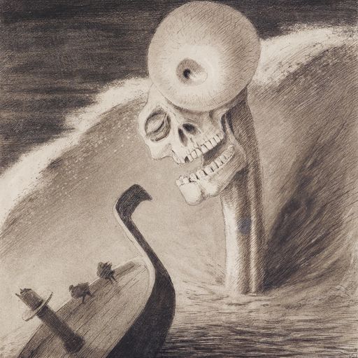  Ausstellung "Alfred Kubin. Bekenntnisse einer
gequälten Seele" im Leopold Museum: ALFRED KUBIN 1877–1959, Das
Grausen, um 1902, Leopold Museum, Wien | Foto: Leopold Museum, Wien,
© Eberhard Spangenberg, München/Bildrecht, Wien 2022