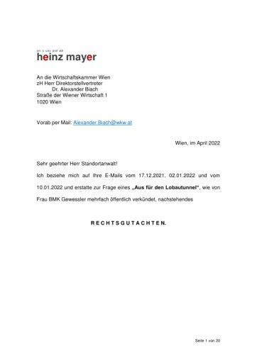 Vorschau Bild von Gutachten Prof. Mayer