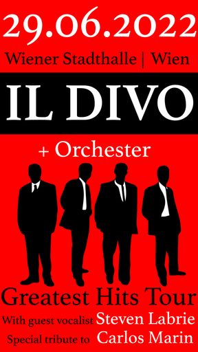 Vorschau Bild von IL DIVO & Orchester Poster Newsletter