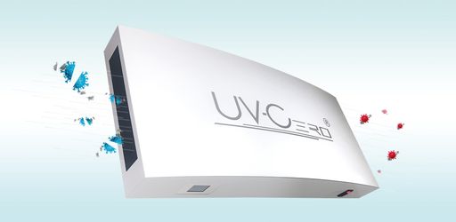 Die Luftdesinfektionsanlage UV-Cero 300 zerstört
potenziell krankheitserregender Partikel in der Luft mit Hilfe von
ultraviolettem Licht. Da es sich um keine Filteranlage handelt, sind
die Geräte absolut wartungsfrei.