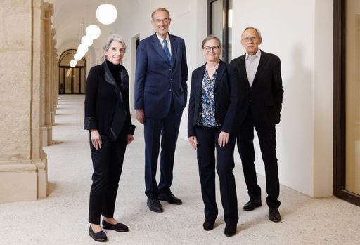 Das neue Präsidium der ÖAW v.l.n.r.: Christiane Wendehorst, Heinz
Faßmann, Ulrike Diebold, Wolfgang Baumjohann.