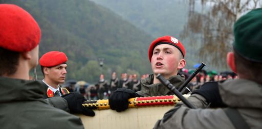 Vorschau Bild von Die Rekruten sprechen ihr Treuegelöbnis 1