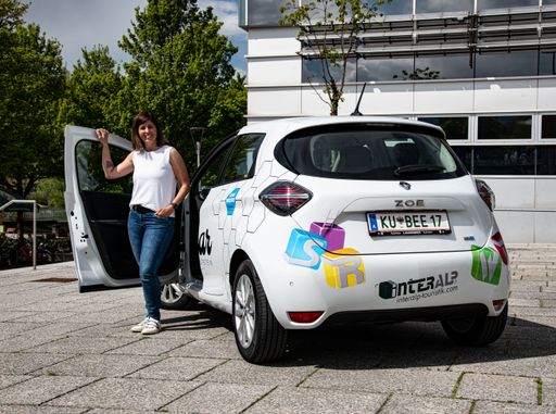  Beecar E-Carsharing und Sigrid Ruppe-Senn ,GF der
Interalp Touristik GmbH in Kufstein