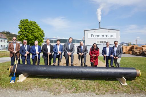 Fundermax St Veit, Fernwärme Spatenstich