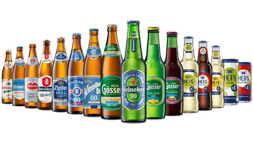 „Natürlich alkoholfrei“-Produktpalette ermöglicht
echten Biergeschmack ohne Promille.