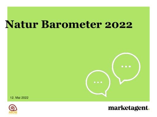 Vorschau Bild von Natur Barometer 2022