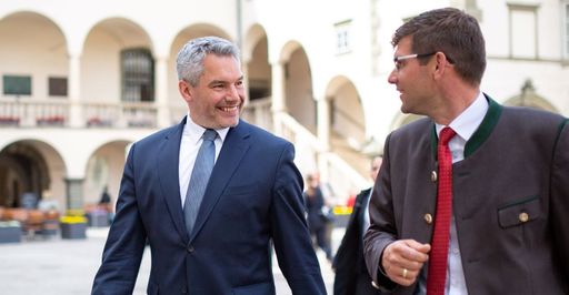  ÖVP-Obmann und BUndeskanzler Karl Nehammer in Kärnten