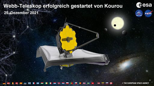 Vorschau Bild von ESA Präsentation - Webb-Teleskop