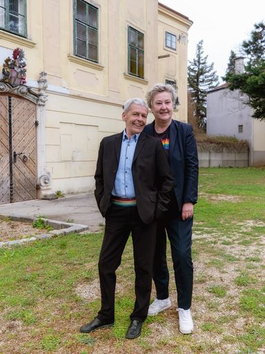 Ortrun Gauper und Karin Erhart, Organisatorinnen
der Queer Night