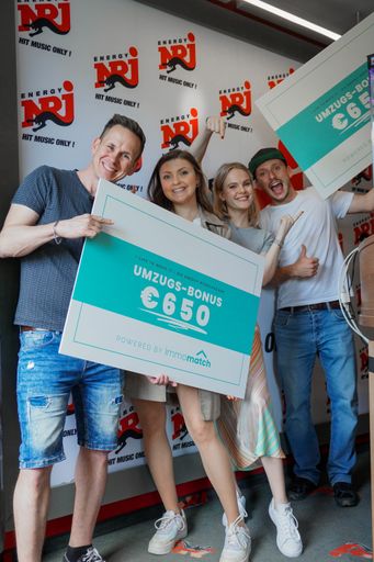  Oliver M., Sarah Sophie Günther (Head of Marketing,
Immomatch), Sophie Marie Werner (Moderatorin, ENERGY ÖSTERREICH),
Moritz L.