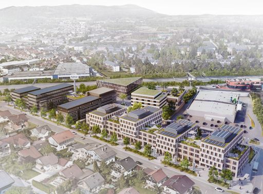  AlpAreal Salzburg Wals, Visualisierung: Die
Kufsteiner BODNER Gruppe wird in der Salzburger Gemeinde
Wals-Siezenheim das AlpAreal Salzburg Wals errichten. In der ersten
Bauphase kommen damit zunächst rund 11.200 m² Nutzfläche für
Büroräumlichkeiten in Top-Lage auf den Markt.