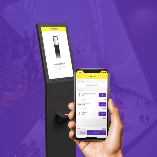  shopreme Scan & Go und shopreme vector, der ersten
scan-and-go-optimierten Exit-Hardware für den stationären
Einzelhandel.