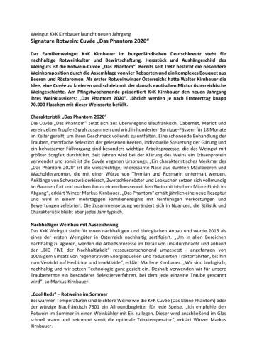 Vorschau Bild von Pressemitteilung "Das Phantom 2020"