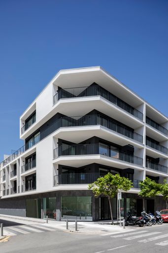 Das neue Wohnprojekt in Palma - Straßenansicht