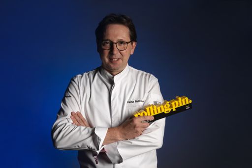 Heinz Reitbauer wurde vom Rolling Pin zum sechsten
Mal in Folge als "Best Chef" ausgezeichnet.