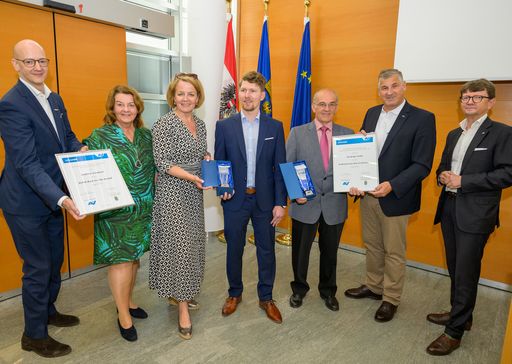 Preisverleihung AUVA-„Back to Life“-Award im
Niederösterreichischen Landhaus