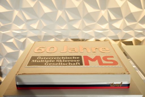 Vorschau Bild von Agentur-Partner Divison4 überrascht mit Torte
anlässlich 60 Jahre Österreichische Multiple Sklerose Gesellschaft