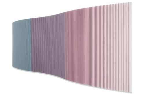 Spectrum VIII 150 x 450 cm Email auf Aluminium 2021 / Weiterer
Text über ots und www.presseportal.ch/de/nr/100052598 / Die
Verwendung dieses Bildes ist für redaktionelle Zwecke honorarfrei.
Veröffentlichung bitte unter Quellenangabe: "obs/Liechtensteinisches
Landesmuseum/Regina Umbrae"