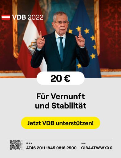 Gemeinsam für Van der Bellen - Crowdcampaiging
Sujet 1