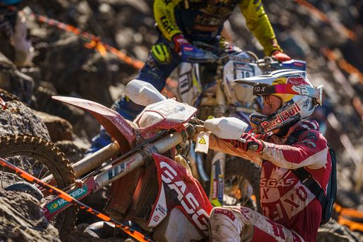 Michael Walkner races during the Red Bull
Erzbergrodeo 2022 in Eisenerz, Austria on June 19, 2022