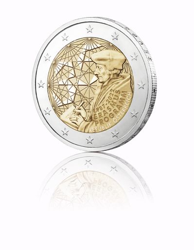 Vorschau Bild von 2-Euro-Münze "35 Jahre Erasmus"
