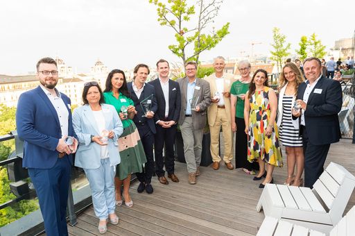  Die PreisträgerInnen des IQVIA Awards 2022 und
Veranstalter IQVIA