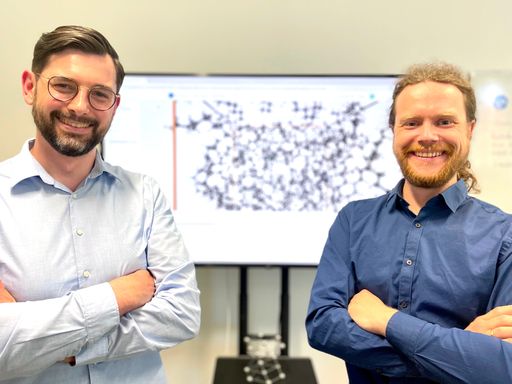 Die Gründer von Quantistry, Dr. Marcel Quennet (links) und Dr.
Vincent Pohl (rechts) / Weiterer Text über ots und
www.presseportal.de/nr/160141 / Die Verwendung dieses Bildes ist für
redaktionelle Zwecke unter Beachtung ggf. genannter
Nutzungsbedingungen honorarfrei. Veröffentlichung bitte mit
Bildrechte-Hinweis.