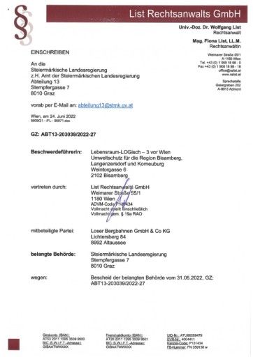  Beschwerde LELOG