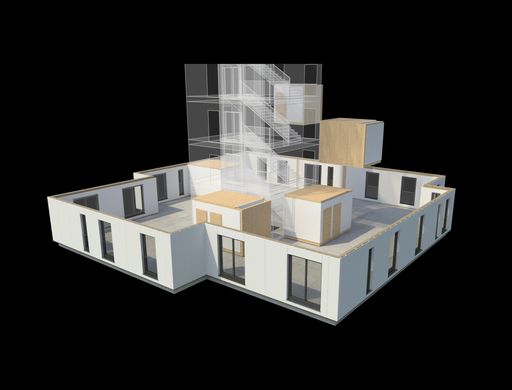 Vorschau Bild von Die b_box im Gebäude: ein innovatives Raummodul von b_solution