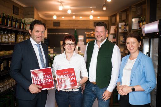 Totschnig zertifiziert Oberösterreichischen AMA GENUSS REGION
Betrieb