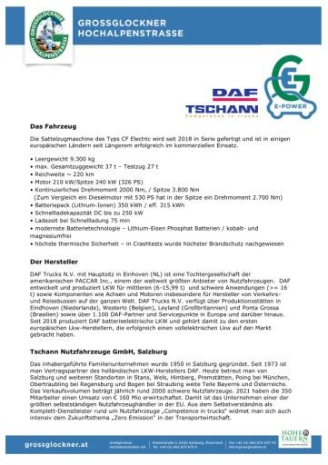 Vorschau Bild von Informationen zum Fahrzeug und dem Hersteller