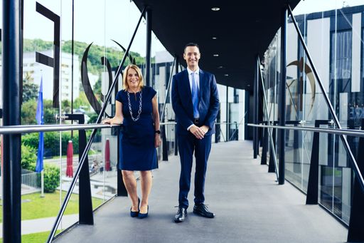 Dr. Udo Brändle wird als neuer Geschäftsführer Mag.
Ulrike Prommer und Prof.(FH) Dr. Karl Ennsfellner in der
erfolgreichen Weiterentwicklung der IMC FH Krems unterstützen,
speziell in den Bereichen Forschung und Innovation.