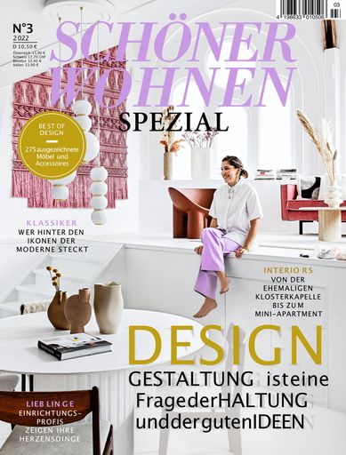 Das SCHÖNER WOHNEN-Spezial "Design" mit dem Preisträgern des BEST
OF DESIGN-Awards / Weiterer Text über ots und
www.presseportal.de/nr/41298 / Die Verwendung dieses Bildes ist für
redaktionelle Zwecke unter Beachtung ggf. genannter
Nutzungsbedingungen honorarfrei. Veröffentlichung bitte mit
Bildrechte-Hinweis.