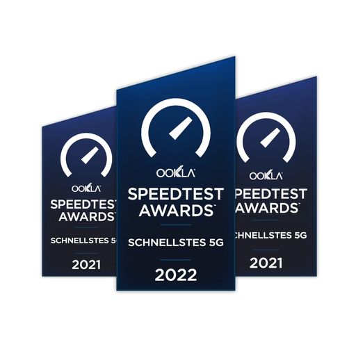 Drei erhält zum dritten Mal Ookla Speedtest AwardTM
für schnellstes 5G Netz des Landes.