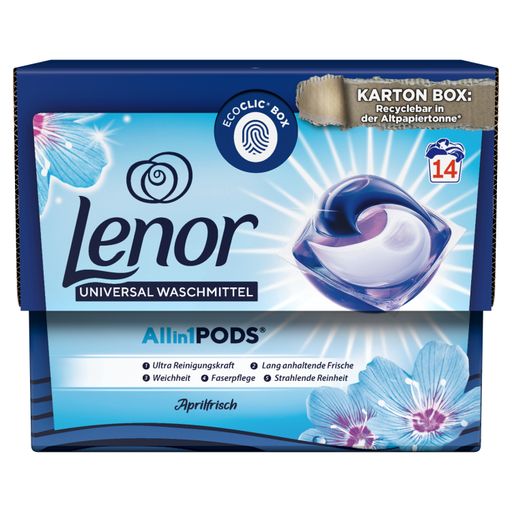 Vorschau Bild von Lenor All-in-1 PODS Universal Kartonbox / Weiterer Text über ots
und www.presseportal.de/nr/13483 / Die Verwendung dieses Bildes ist
für redaktionelle Zwecke unter Beachtung ggf. genannter
Nutzungsbedingungen honorarfrei. Veröffentlichung bitte mit
Bildrechte-Hinweis.