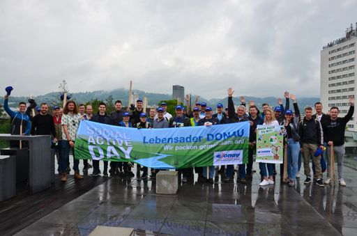 DONAU Team unter den Gewinnern von "Linz macht
sauber"