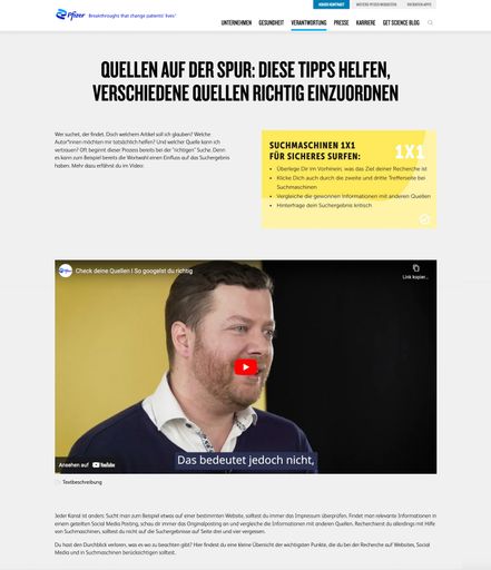 Vorschau Bild von screenshot Video Matthias Jax
www.pfizer.at/checkdeinequellen