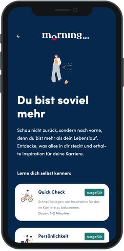 Vorschau Bild von Start Quickcheck Screen Mobil