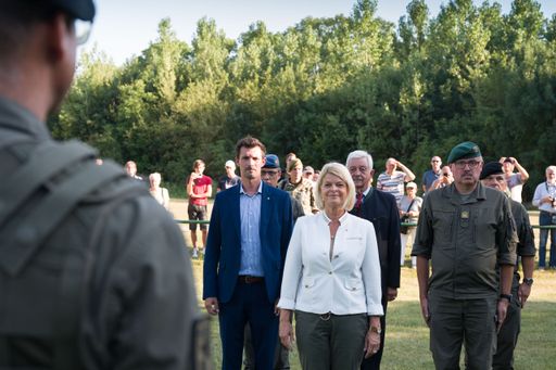 FBM Tanner bei der Angelobung in Weikendorf/Nö am
28 07 2022