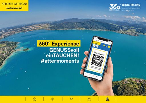  360° Experience Attersee-Attergau -QR-Code zur Tour