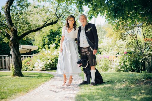 Hochzeitsfoto Dr. Susanne Riess-Hahn und Dr.
Johannes Hahn